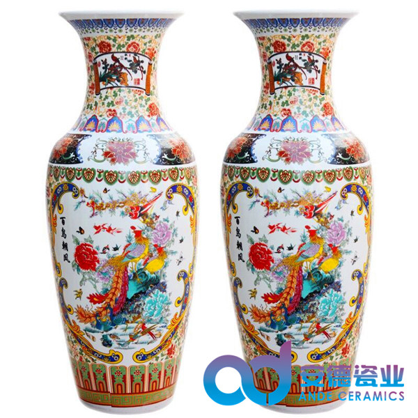 商务礼品陶瓷大花瓶,开业乔迁礼品陶瓷大花瓶