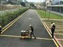 深圳停车场划线/专业交通道路热熔施工