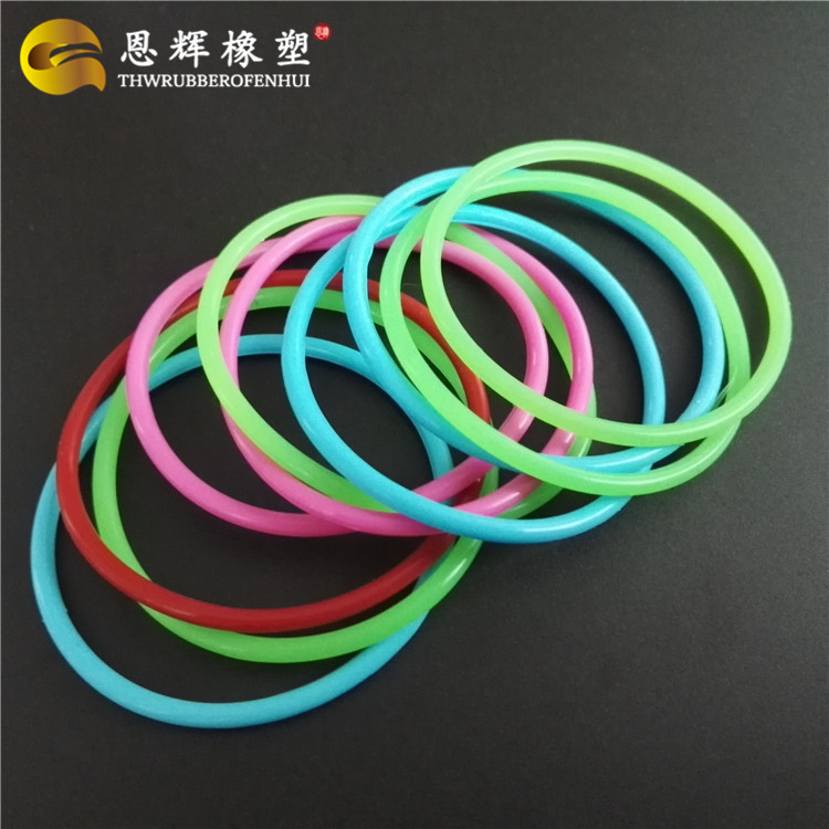厂家定制彩色耐高温硅胶制品 硅胶圈 硅胶杂件