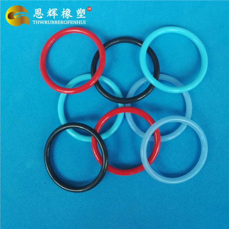 厂家定制彩色耐高温硅胶制品 硅胶圈 硅胶杂件