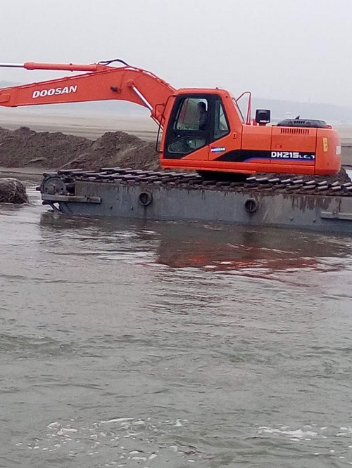河北保定水陆挖掘机出租厂家