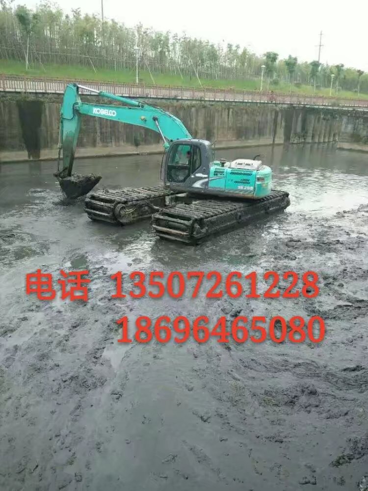 甘肃张掖水陆两用挖掘机出租厂家
