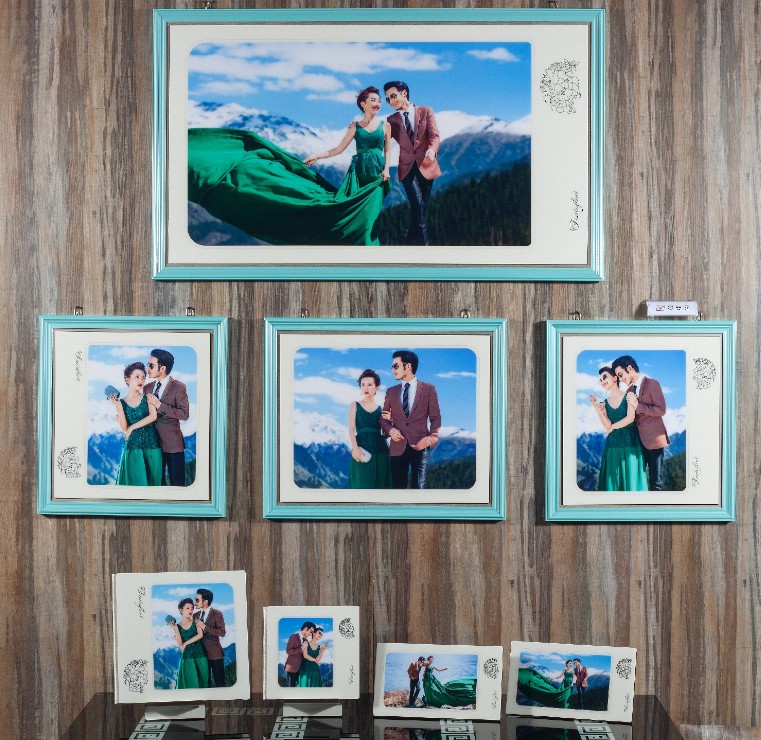 蓝调系列  水晶相框  后期加工制作  半成品板材