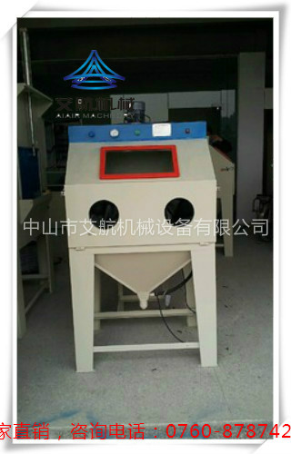 模具转盘喷砂机 非标转盘手动喷砂机 五金模具喷砂机 干式喷砂机 箱式喷砂机
