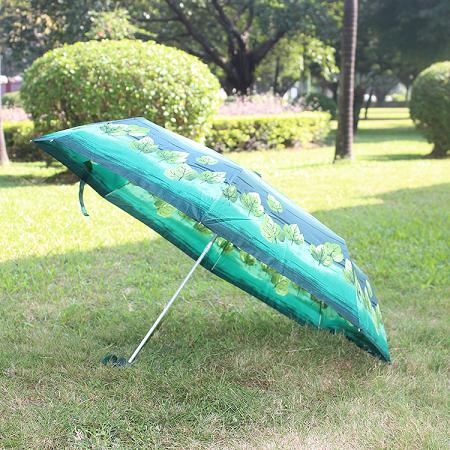 深圳精铭鑫雨伞厂家 深圳雨伞生产厂 超轻三折伞创意印花  超轻6折