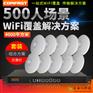 室内500人场景WIFI覆盖解决方案 企业级商业