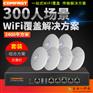 300人1200-2400平方米WIFI覆盖解决方案企业酒店