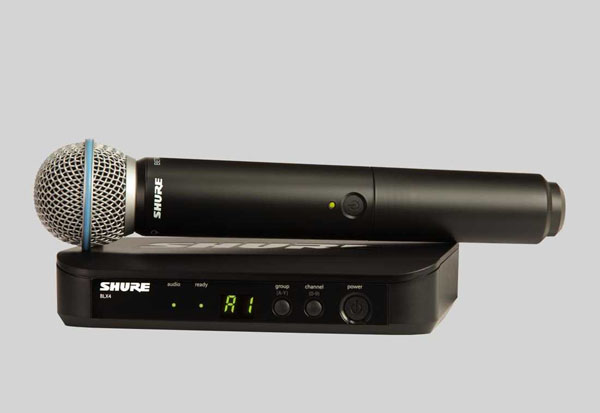 SHURE 舒尔BLX288/PG58双手持无线话筒