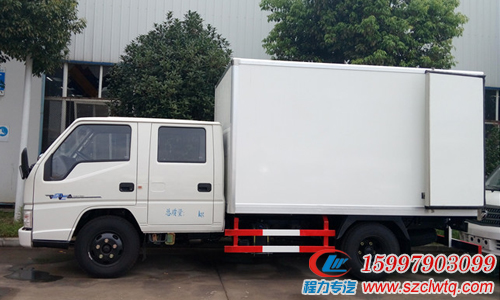 拉萨市国五江铃双排座冷藏车（厢长3.4米）报价&nbsp;&nbsp;国五冷藏车报价&nbsp;&nbsp;厢长3.4米冷藏车