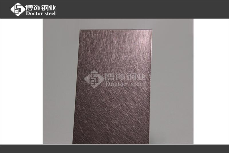 304不锈钢褐金乱纹板，不锈钢镜面乱纹拉丝板  304褐金不锈钢  不锈钢乱纹板