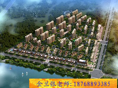 江西鸟巢云宿乐园项目鸟瞰图设计 效果图设计