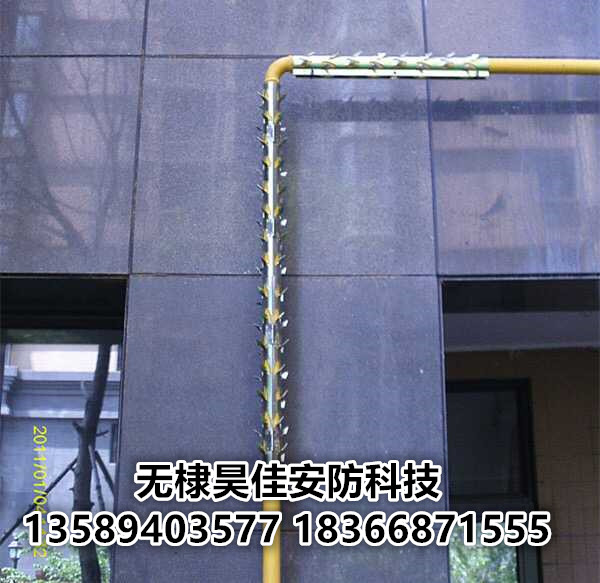 供应居民小区煤气管道防盗刺 管道防爬刺 防盗刺&nbsp;&nbsp;管道防盗刺厂家&nbsp;&nbsp;防爬刺定做&nbsp;&nbsp;下水管道防盗刺