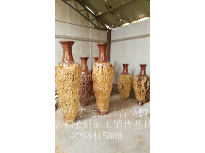 优惠的枣木花瓶，宏达根艺雕刻中心供应——&nbsp;&nbsp;枣木花瓶定制&nbsp;&nbsp;枣木花瓶加工