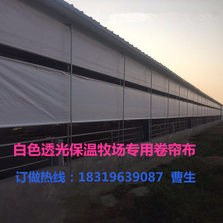 广西南宁大型养猪场专用卷帘布、透光保温牛场卷帘布 养猪场卷帘布 猪舍卷帘布