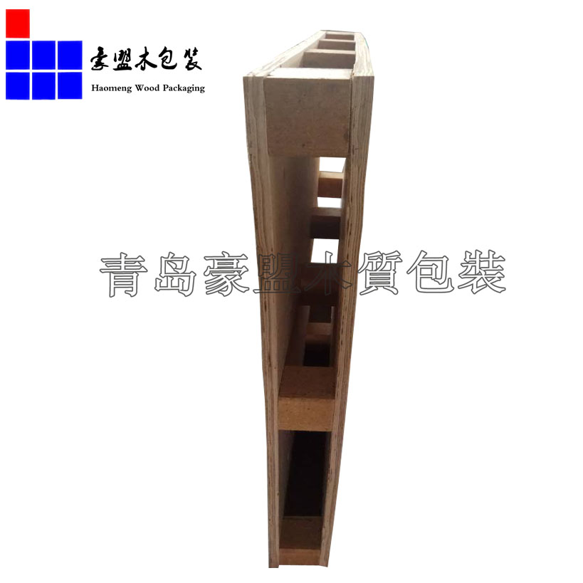 青岛仓储设备木托盘多层板材质出口免检尺寸定制