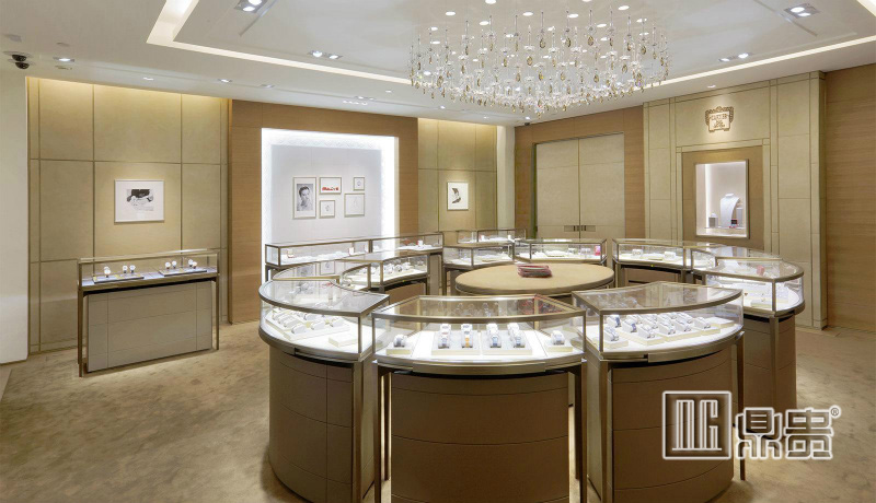 鼎贵精品首饰展示柜紧跟时代的潮流  珠宝展柜设计  宝石展示柜  珠宝柜台