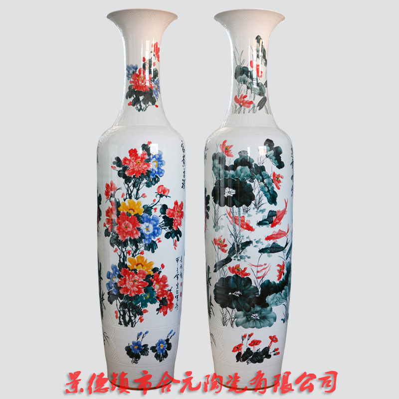 陶瓷大花瓶定做 加字大花瓶定制制造厂