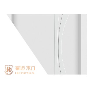 豪迈木门时尚007纯色现代简约感室内环保舒适木门  纯色室内门  环保木门