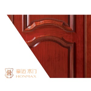 豪迈木门S3018现代典雅家居精致实木门定制木门  经典实木门  现代居室门