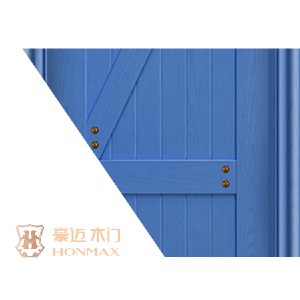 豪迈木门S3026创意现代欧式田园风家居谷仓门  现代谷仓门  欧式室内门