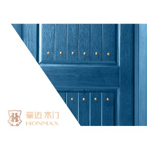 豪迈木门S3021地中海风格优质现代家居实木拱形门  地中海木门