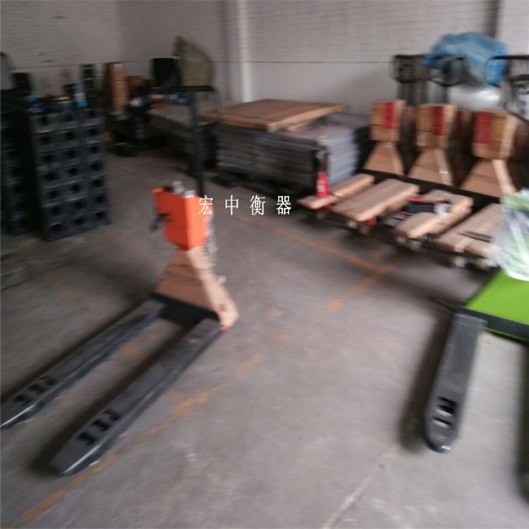 新余0.5T叉车秤车间搬运车  称重搬运车  地牛秤