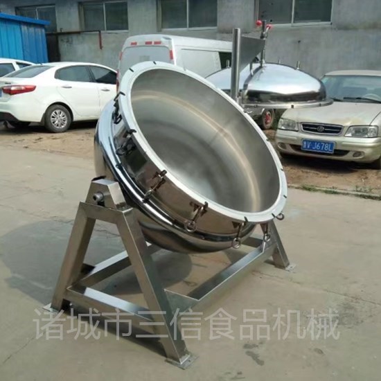 高品质鸭蛋蒸煮锅  蒸汽加热咸蛋蒸煮锅&nbsp;&nbsp;高压蒸煮锅&nbsp;&nbsp;大型咸蛋蒸煮设备&nbsp;&nbsp;可倾式蒸煮锅