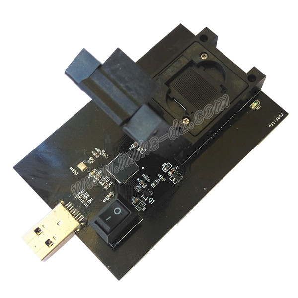BGA100转USB烧录座emmc100测试座编程座字库读写  读写座