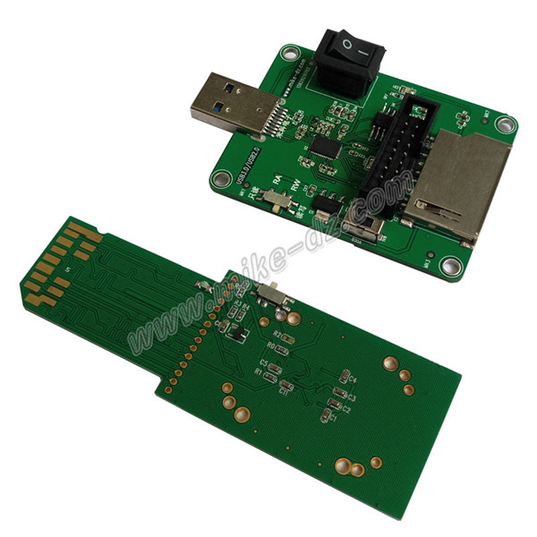 eMMC/eMCP测试座板烧录座字库读写座转接板USB3.0  emmc读写  emcp编程