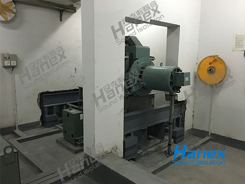 高层电梯机房噪音治理现场施工图