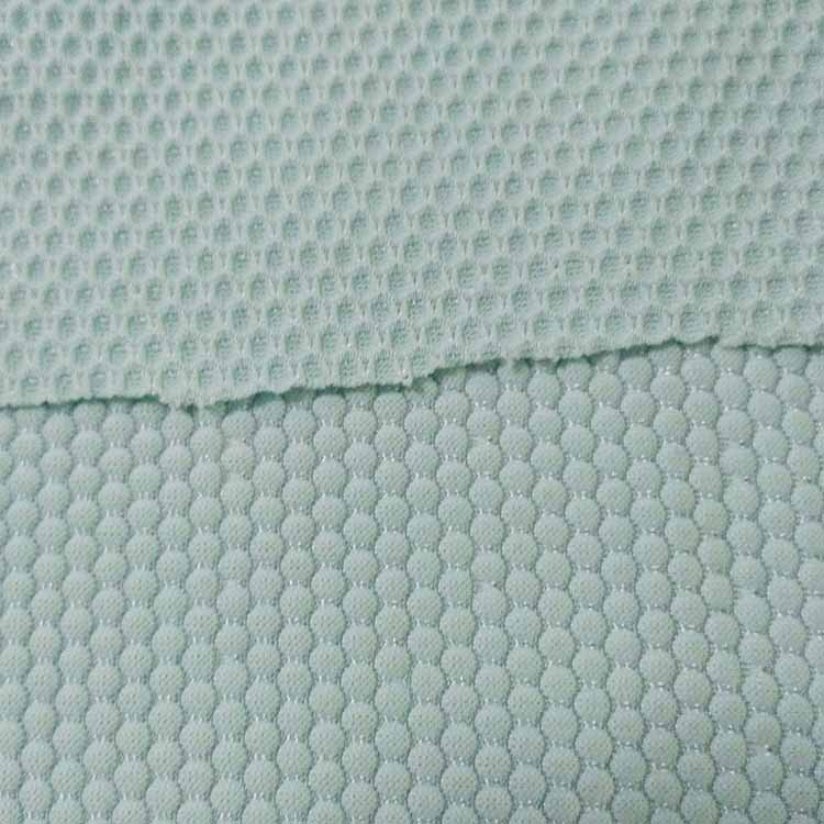 吸湿排汗面料厂家直销莱卡布圆形凸点面料