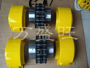 万盛GL滚子链联轴器成本较低 链条联轴器 泊头联轴器