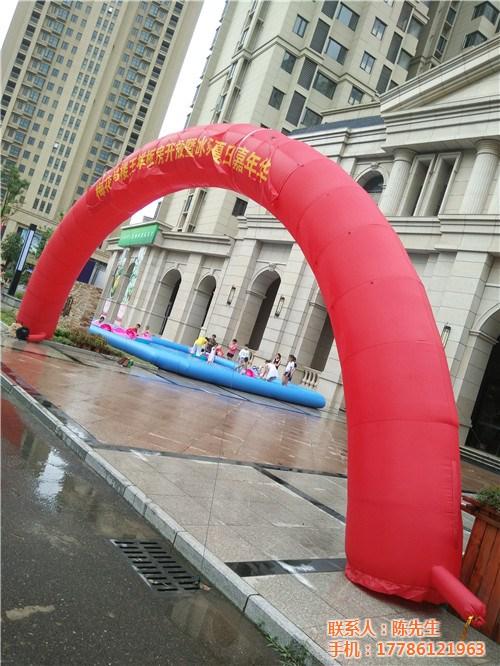 充气拱门_江夏充气_博伯乐文化(多图)  充气水池  充气攀岩