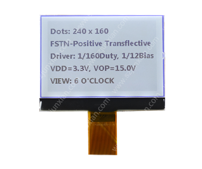 jm240160co3  cog产品  液晶显示屏  cog显示屏