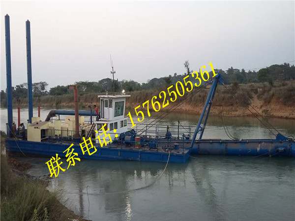 尾矿库清淤选矿用10寸泵绞吸挖泥船 10寸泵挖泥船