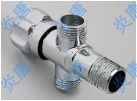 供应全铜三通三角阀 全铜三角阀 YS26TC-T  三通阀  止水阀