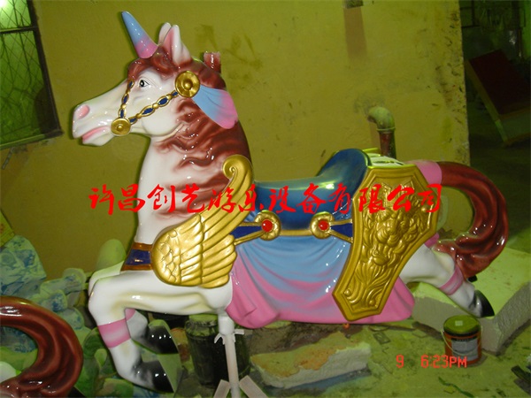 吉林创艺16座情侣亲子旋转木马动物转马游乐设备  旋转木马游乐设备  动物转马厂家