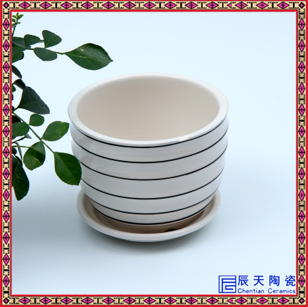 陶瓷花盆带托盘大号青花盆中国风创意多肉植物花盆&nbsp;&nbsp;陶瓷盆批发&nbsp;&nbsp;花盆陶瓷