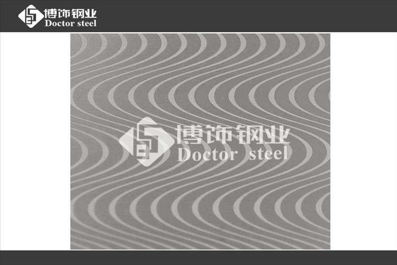广东不锈钢表面处理加工厂，不锈钢蚀刻水波纹  不锈钢表面加工  不锈钢加工厂  不锈钢蚀刻板
