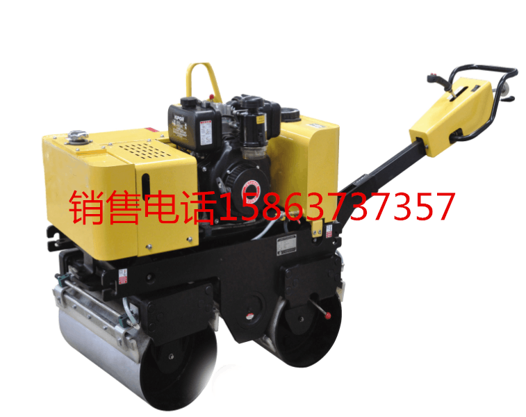 沥青双轮压路机-铺筑成功路  震动压实机  沟槽压实机  手推式双轮压路机