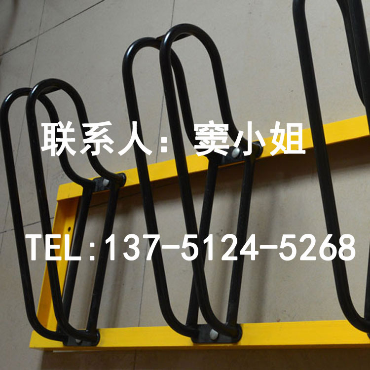 厂家批发价出售碳素钢加固免撑式自行车停车架安全  自行车停放架  自行车摆放架