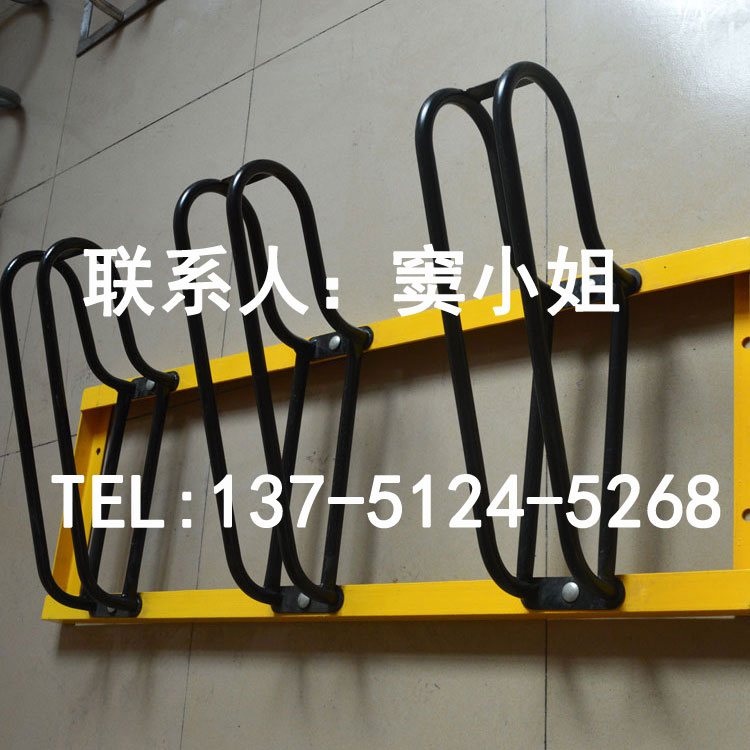 厂家批发价出售碳素钢加固免撑式自行车停车架安全  自行车停放架  自行车摆放架