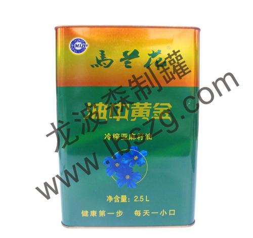 3.5L食用油铁罐|食用油铁罐|龙波森金  5L食用油铁罐包  食用油铁罐加工制