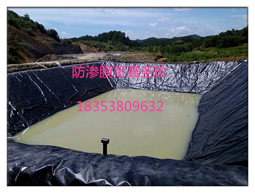 山东沼气池防渗膜1.5mm美标光面抗紫外线厂家优惠促销  黑膜沼气池