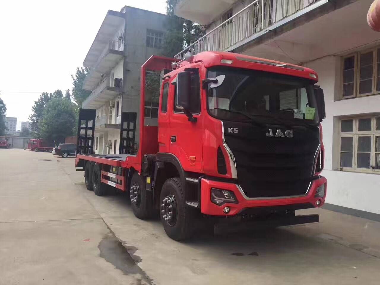 后八平板车前四后八平板拖车价格  平板车拖车  后八轮平板车  前四后八平板车价格