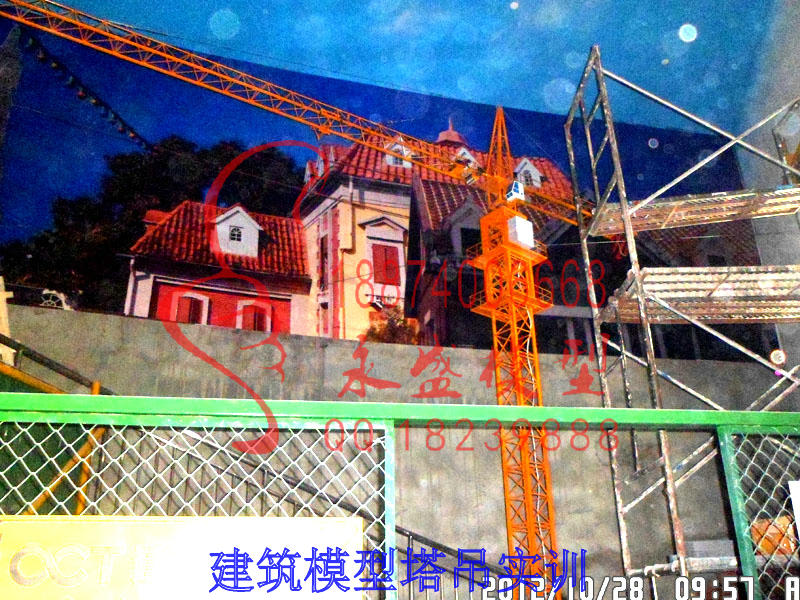 北海产品模型建筑模型塔吊实训定制厂家结构模型  模型制作  模型沙盘  软件仿真