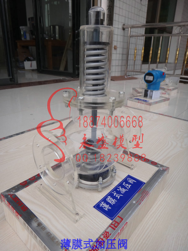瑞丽结构模型薄膜式加压阀品质怎样培训装置 仿真演示模型 培训模型 模型沙盘