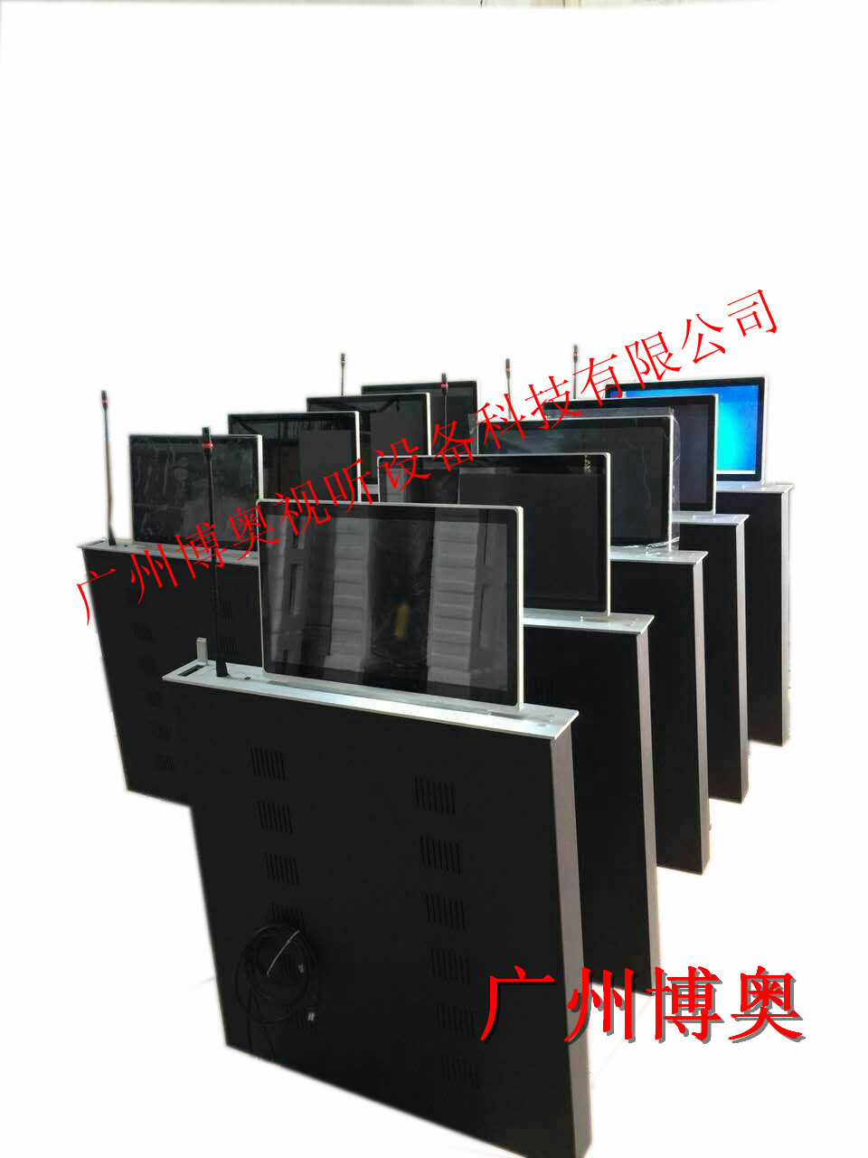 超薄一体机升降器无纸化会议升降终端液晶显示器升降架  超薄一体升降器