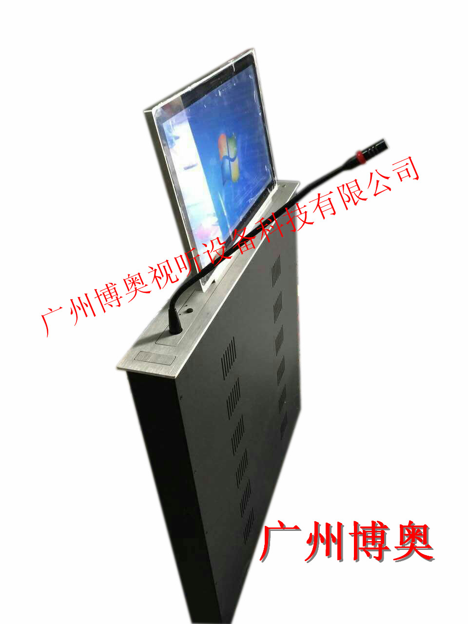 超薄一体液晶显示器升降器无纸化升降终端  超薄液晶升降器