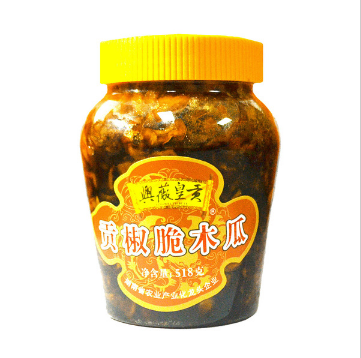 供应 兴薇皇贡 木瓜酱240g 好吃不上火 高级酒店专供  黄贡椒